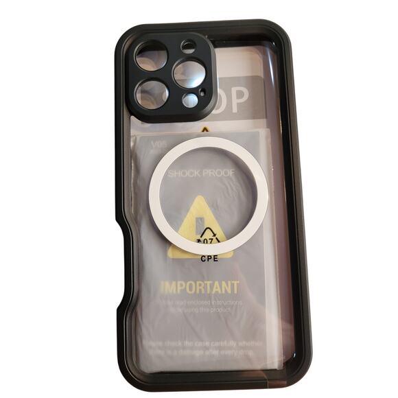 Yogree iPhone 16 Pro Max Case Black Waterproof Diving 2 Meter - Picture 4 of 8